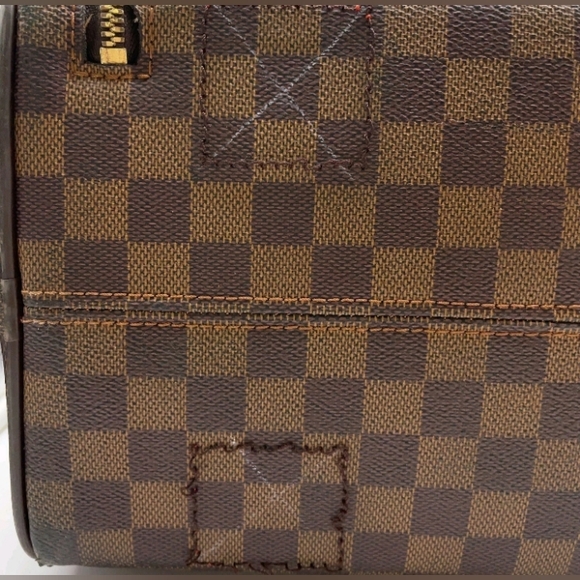 SALE! Auth Louis Vuitton Damier Ebene Nokita Grans Model Travel Bag/Suitcase - Picture 10 of 16